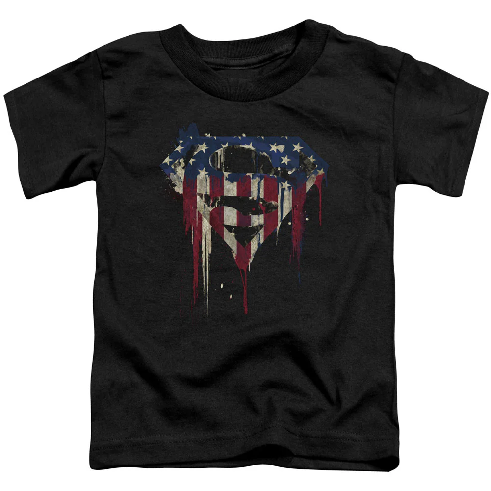 Superman Bleeding Shield Toddler Childrens T-shirt