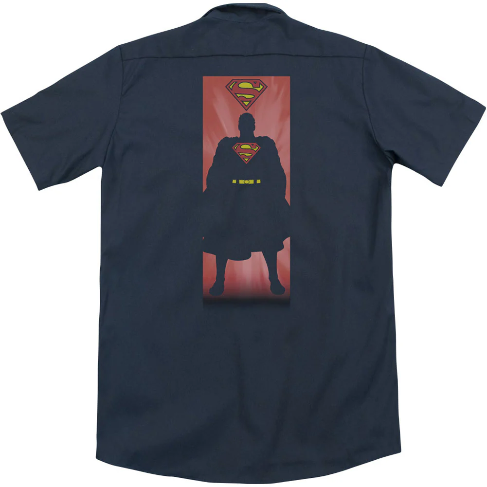 Superman Block(Back Print) Workshirt - Image 2