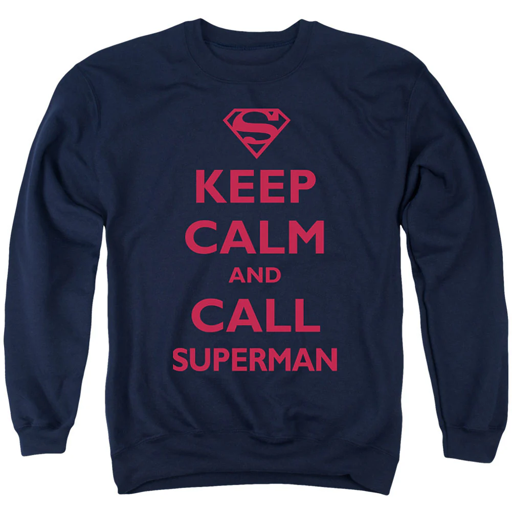 Superman Call Superman Adult Sweatshirt