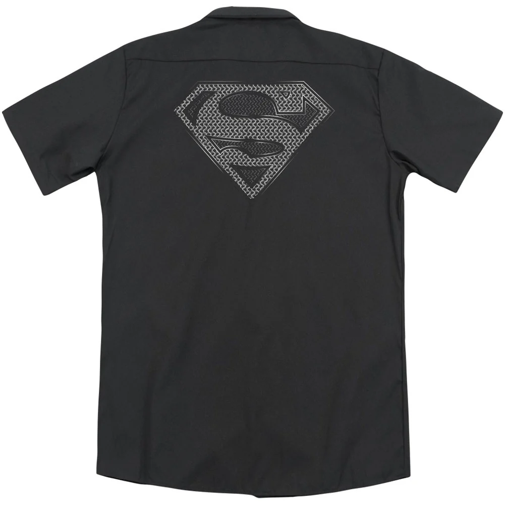 Superman Chainmail (Back Print) Workshirt - Image 2