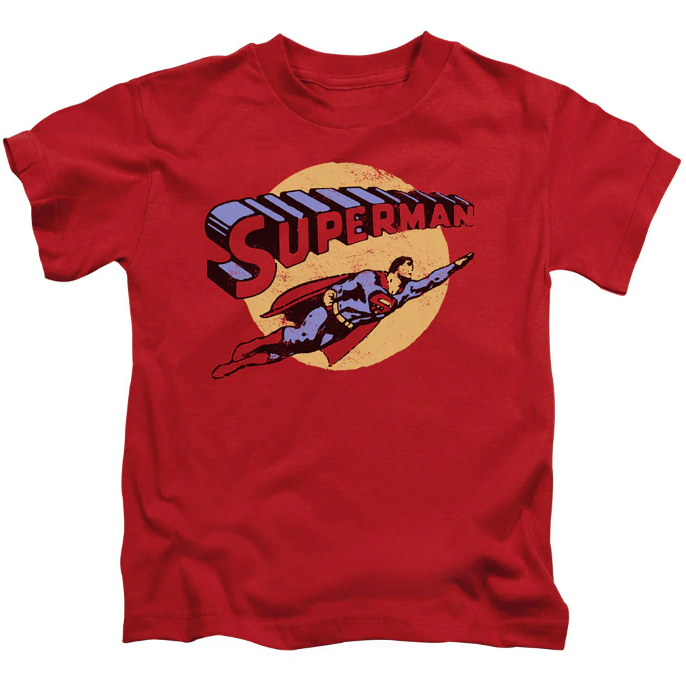 Superman Fly By Juvenile Childrens T-shirt