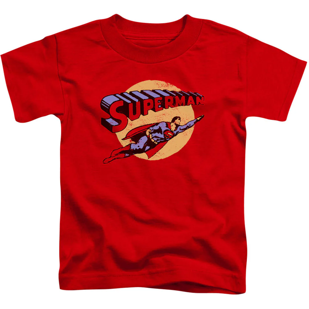 Superman Fly By Toddler Childrens T-shirt