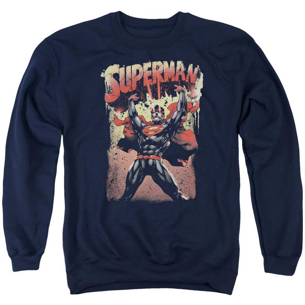 Superman Lift Up Adult Sweatshirt