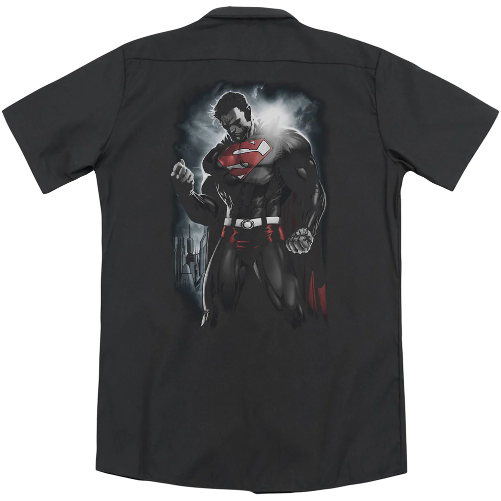 Superman Light Of The Sun(Back Print) Workshirt - Image 2