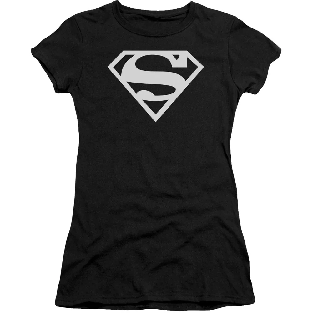 Superman Logo Cap Sleeve Junior Top
