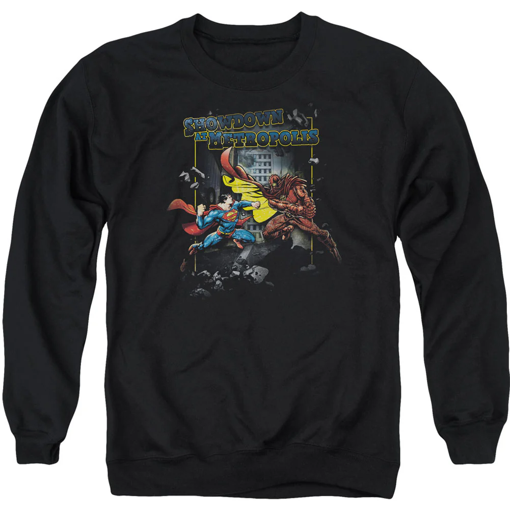 Superman Showdown Adult Sweatshirt