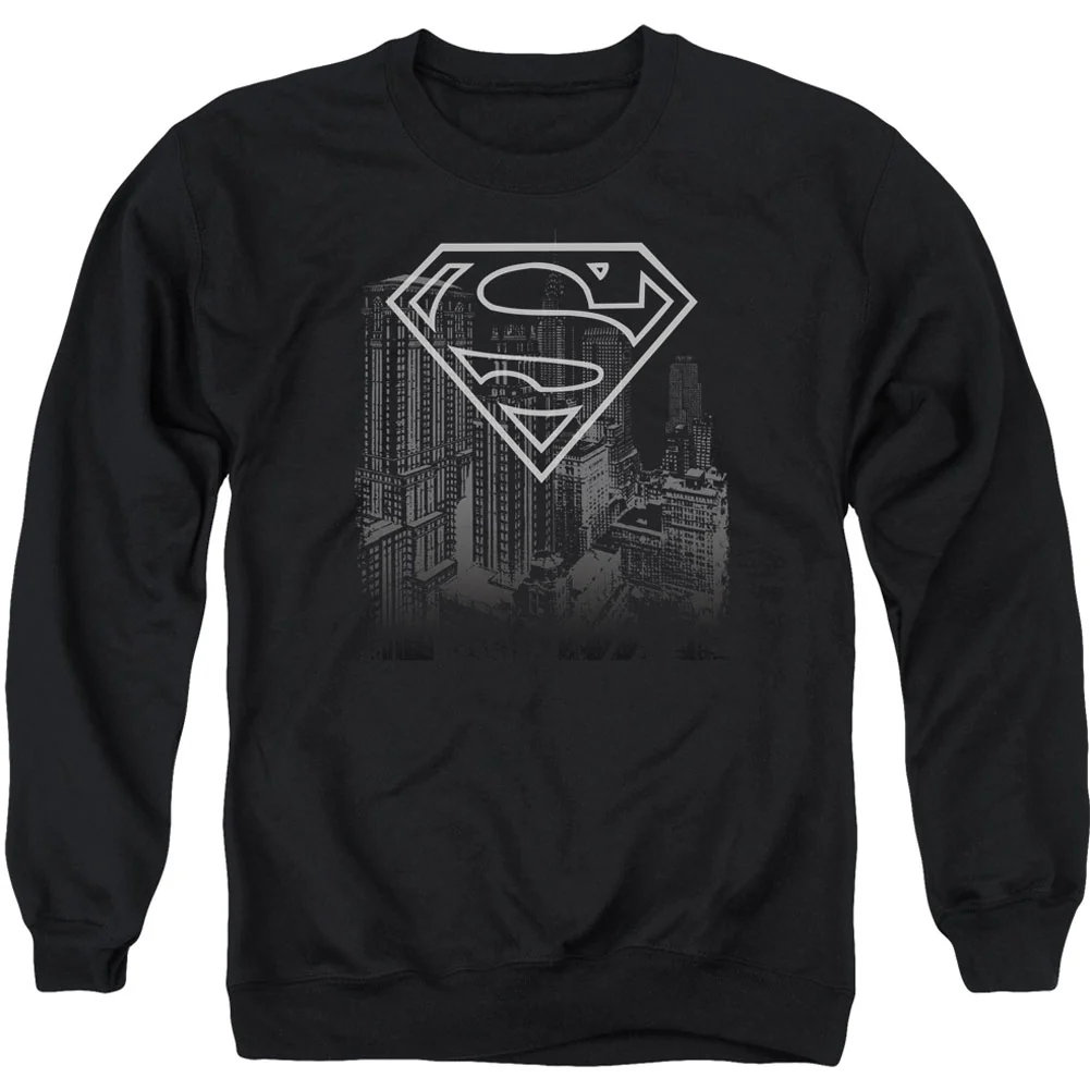 Superman Skyline Adult Sweatshirt