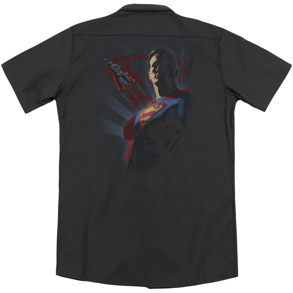 Superman Super Deco (Back Print) Workshirt - Image 2