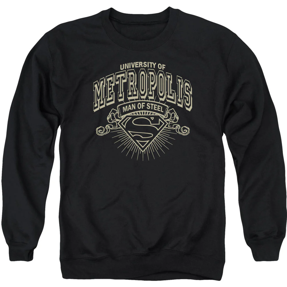 Superman University Of Metropolis Adult Sweatshirt