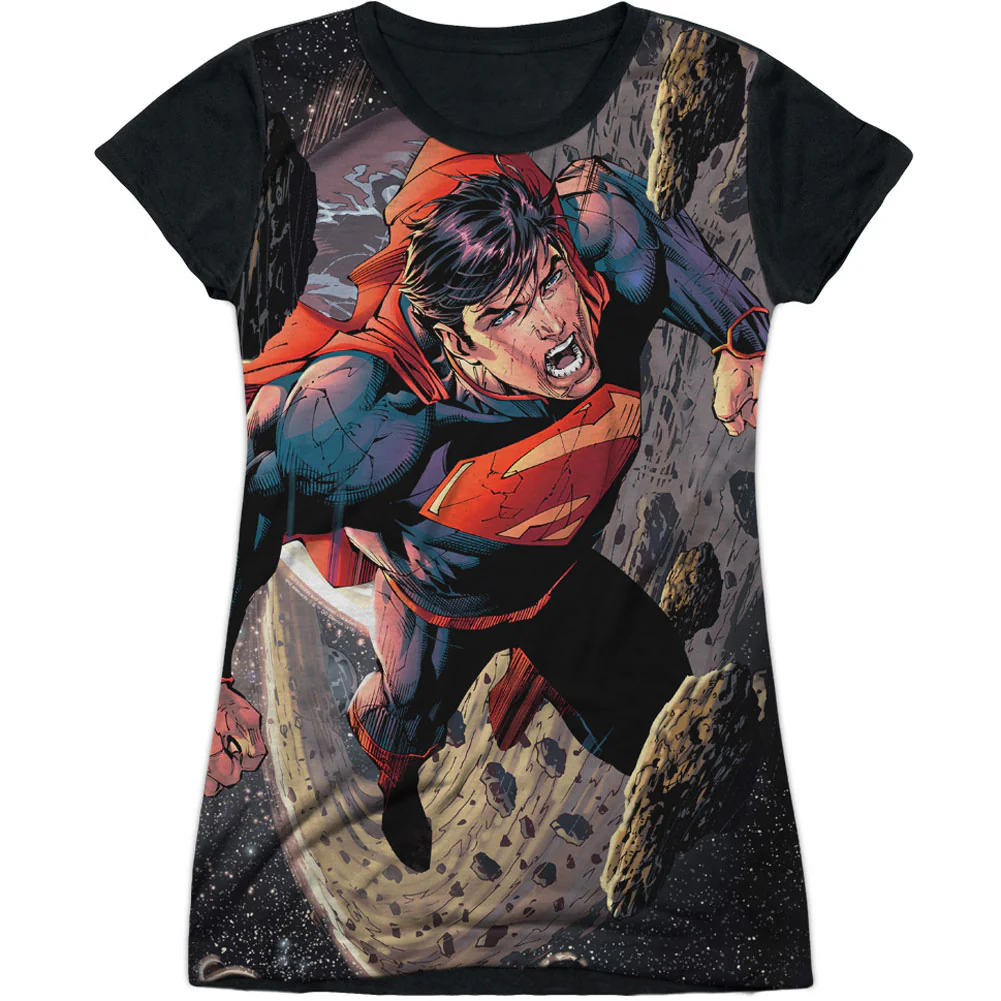 Superman Up Up Sublimation Junior Top