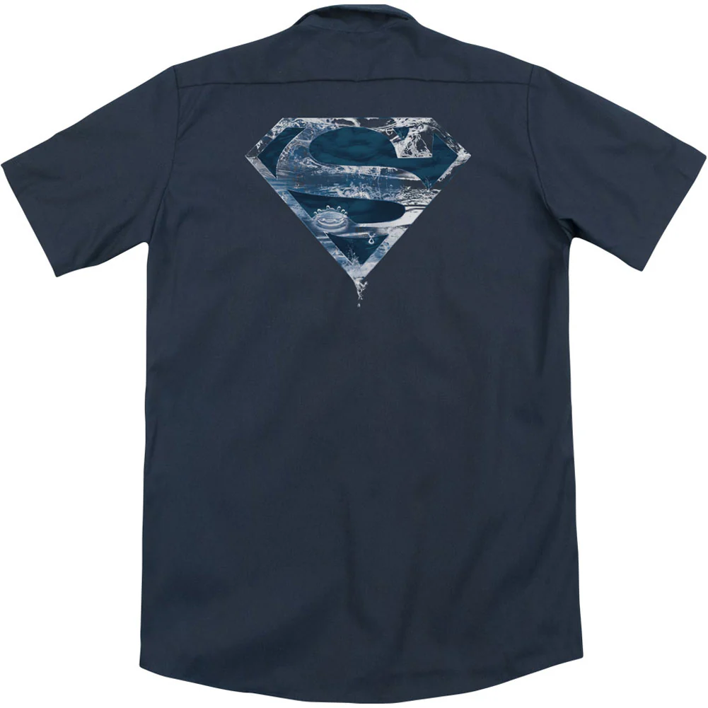 Superman Water Shield (Back Print) Workshirt - Image 2