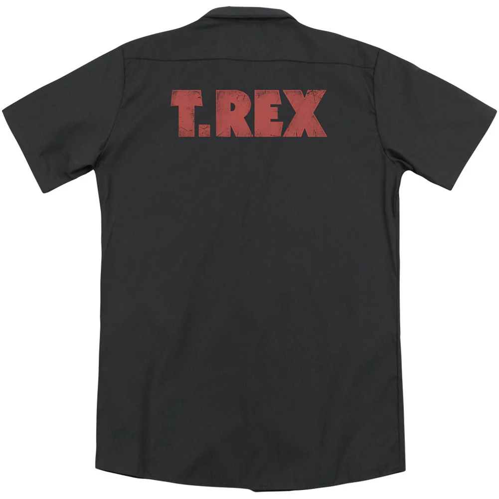 T. Rex Logo(Back Print) Work Shirt - Image 2