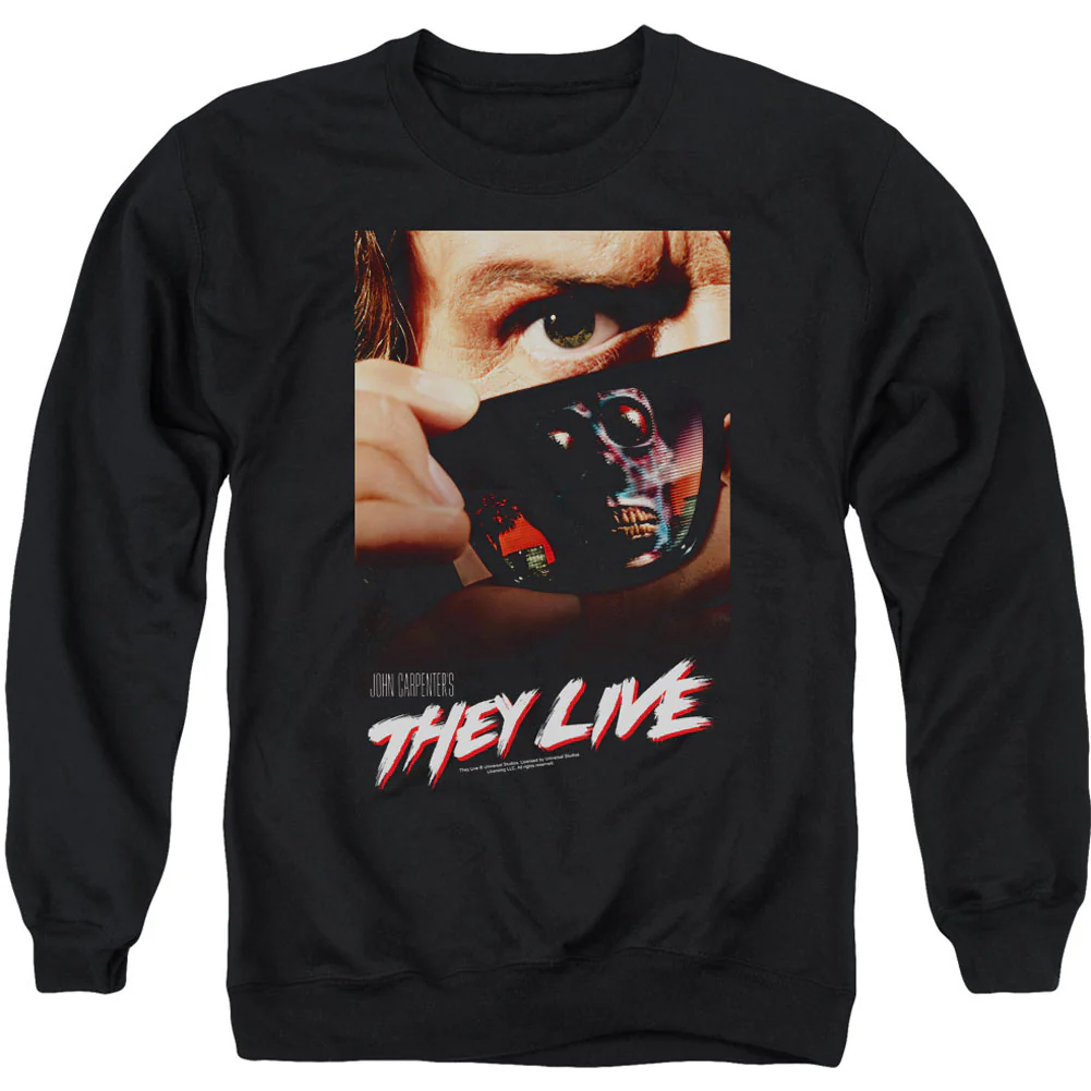 They Live Poster Adult Sweatshirt