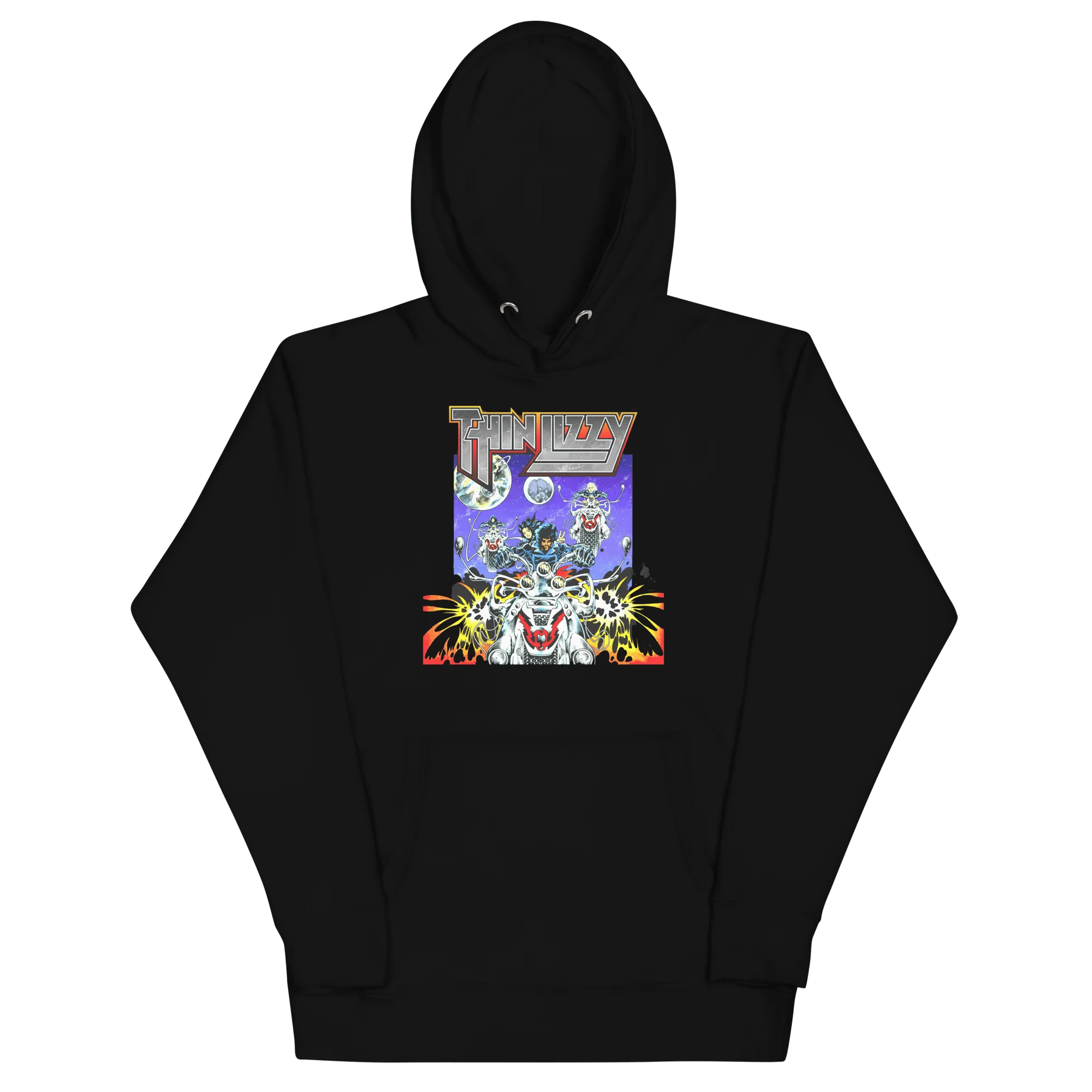 Thin Lizzy - Night Riders Hoodie - Image 2