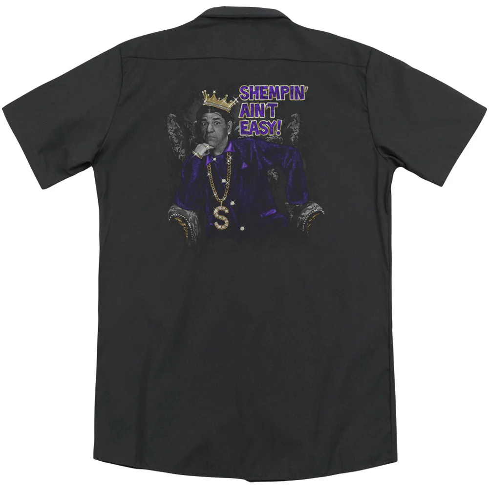 Three Stooges Shempin (Back Print) Workshirt - Image 2