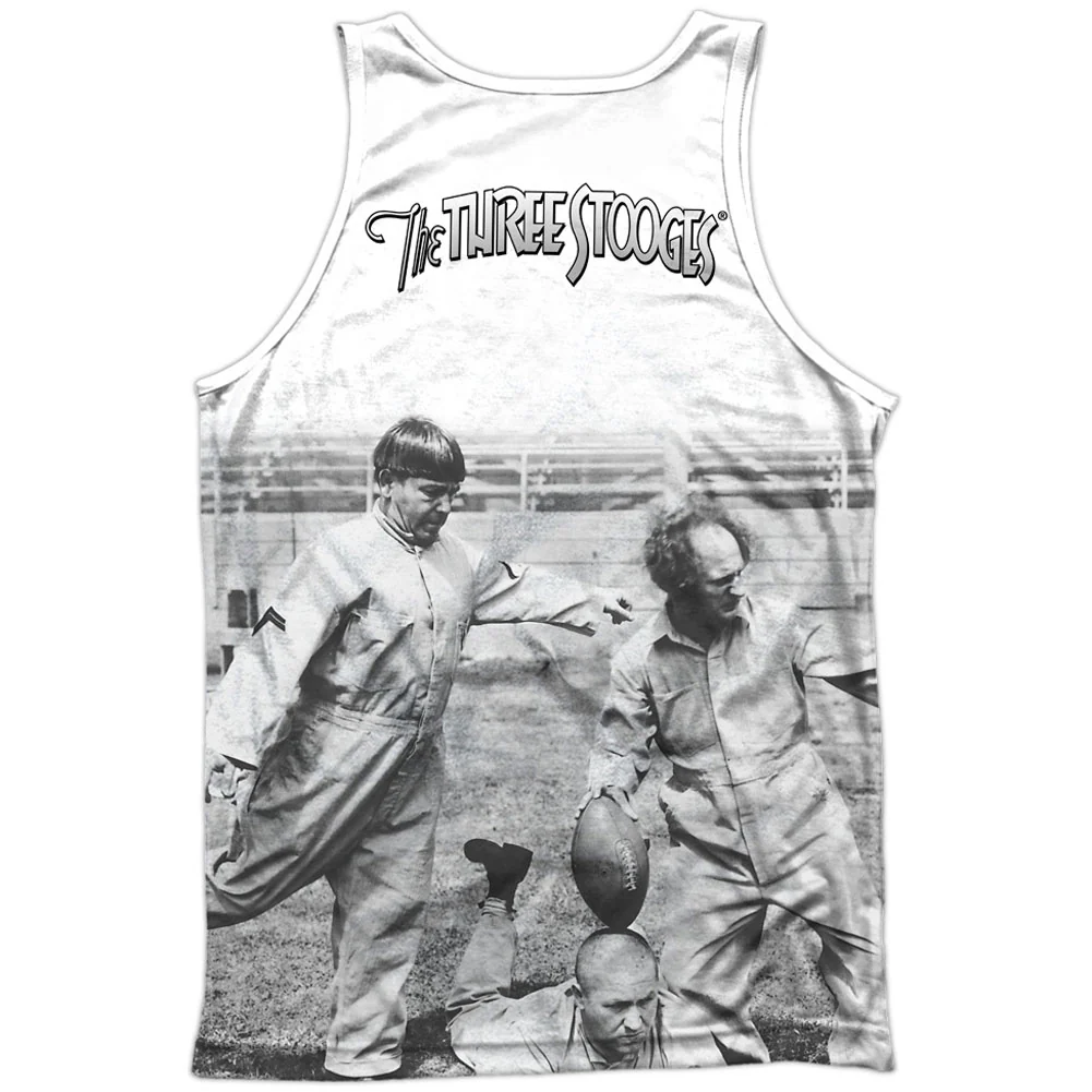 Three Stooges Team Knucklehead 100% Poly Front/Back Print Mens Tank - Image 2