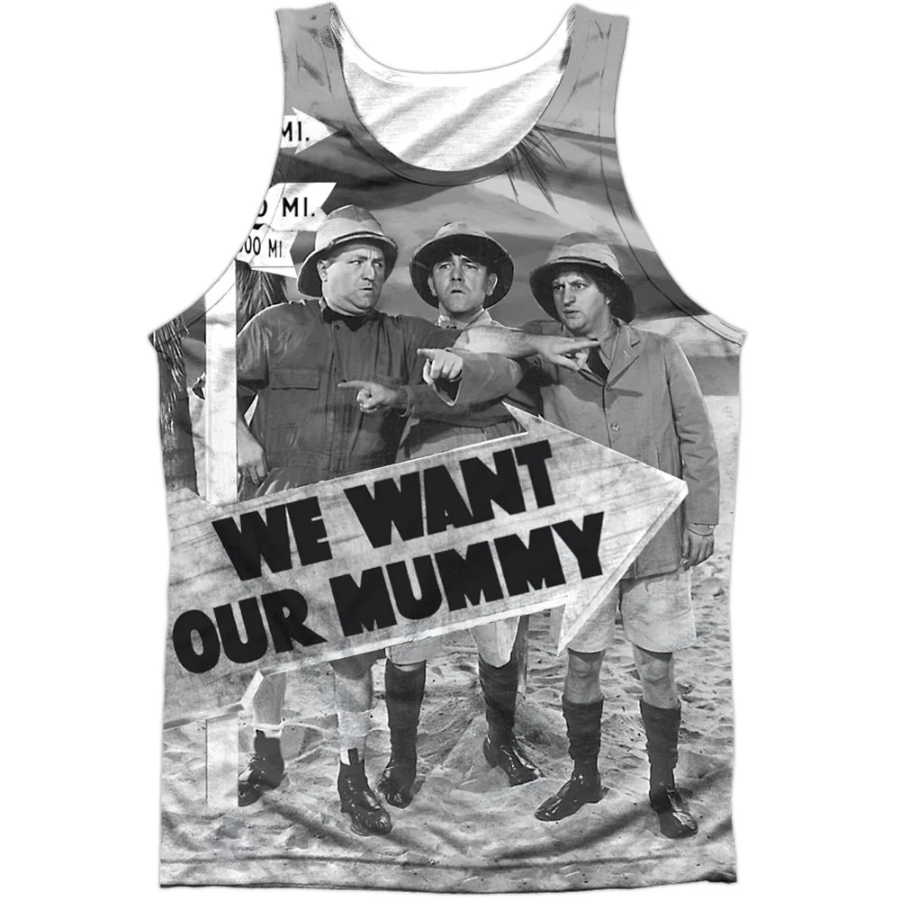 Three Stooges Tunis 1500 100% Poly Mens Tank