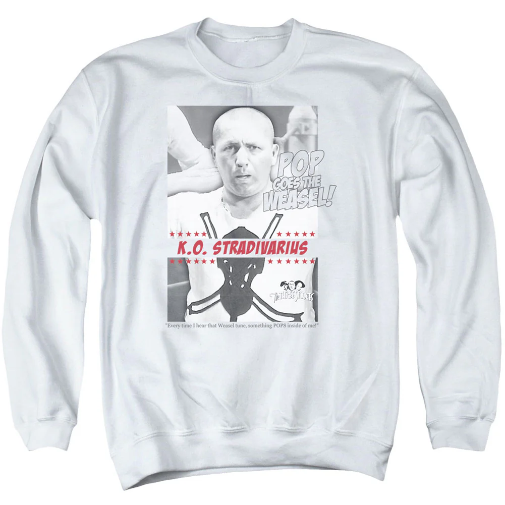 Three Stooges Weasel Adult Sweatshirt