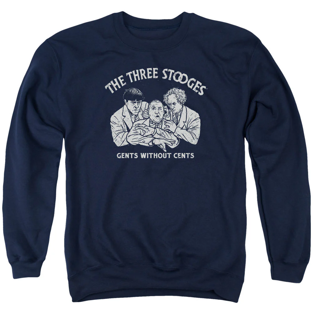 Three Stooges Without Cents Adult Sweatshirt