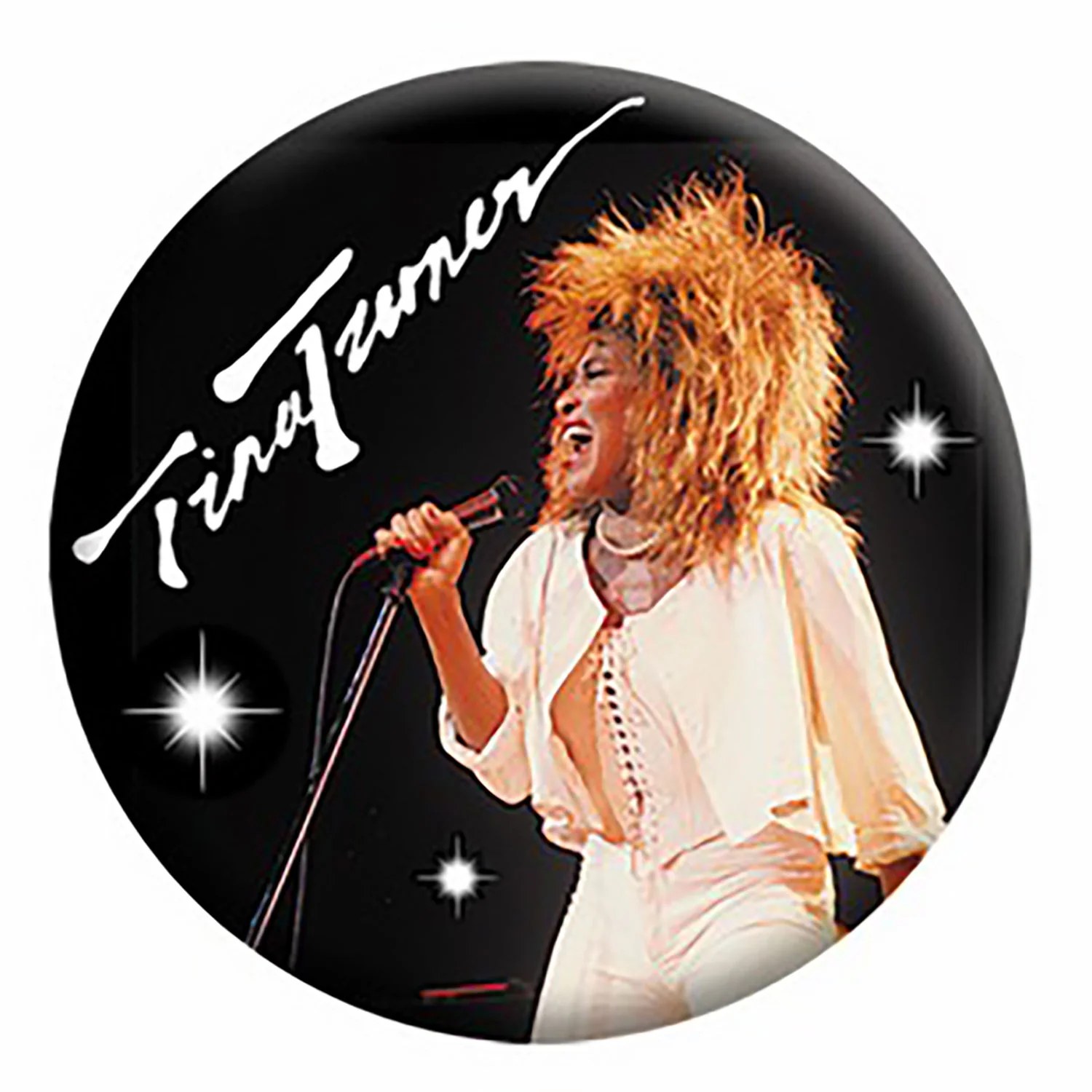 Tina Turner Singing Button