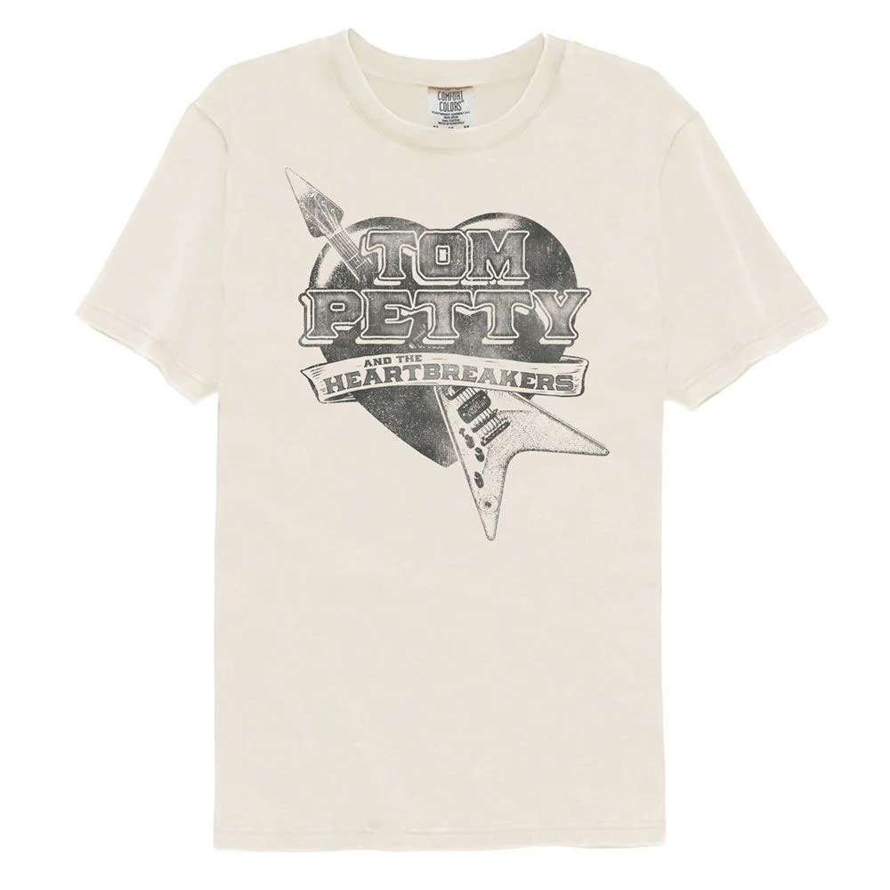 Tom Petty Tom Petty Guitar Heart Comfort Color T-shirt