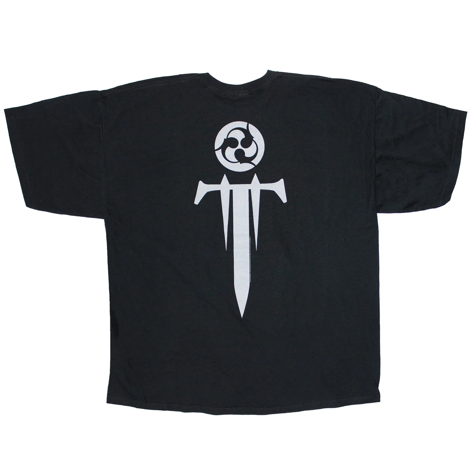Trivium Silver Logo Solid Back Tee T-shirt - Image 2