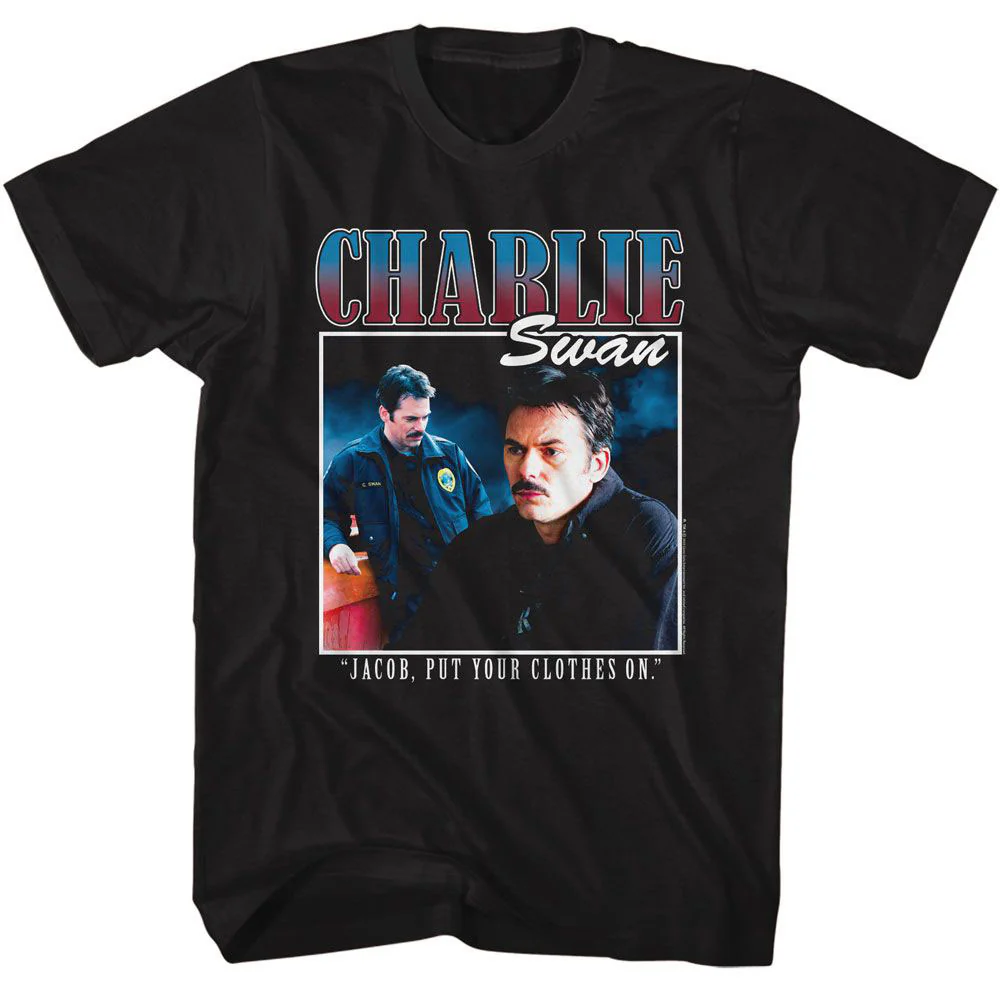 Twilight Twilight Charlie 90s Design T-shirt