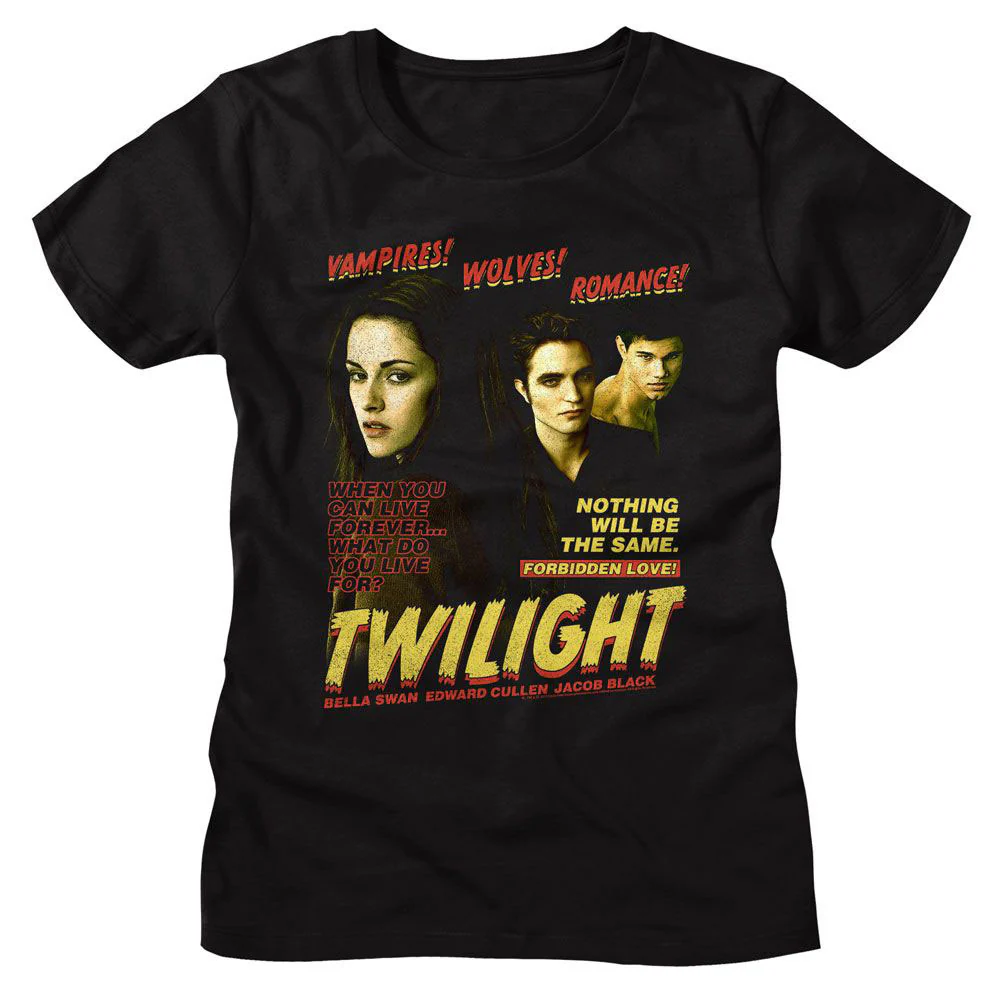 Twilight Twilight Vampires Wolves Romance Junior Top