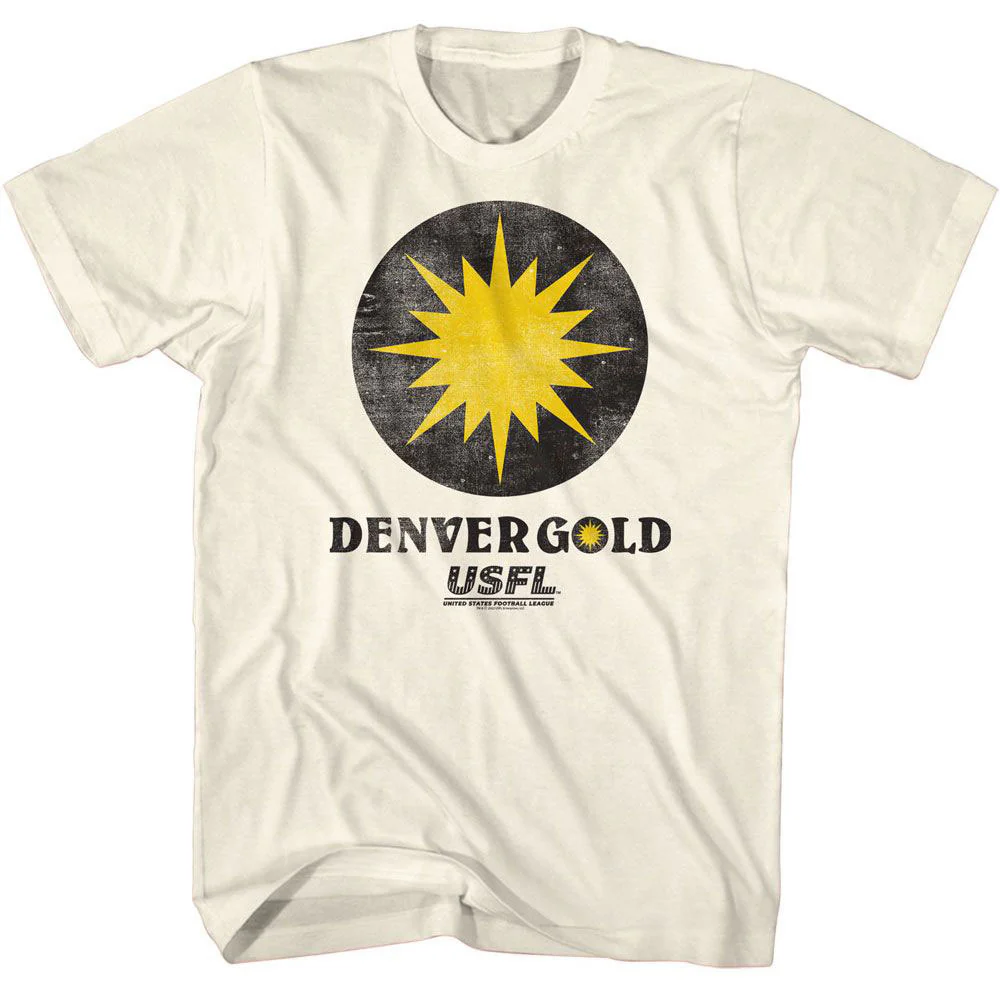 USFL Usfl Denver Gold T-shirt