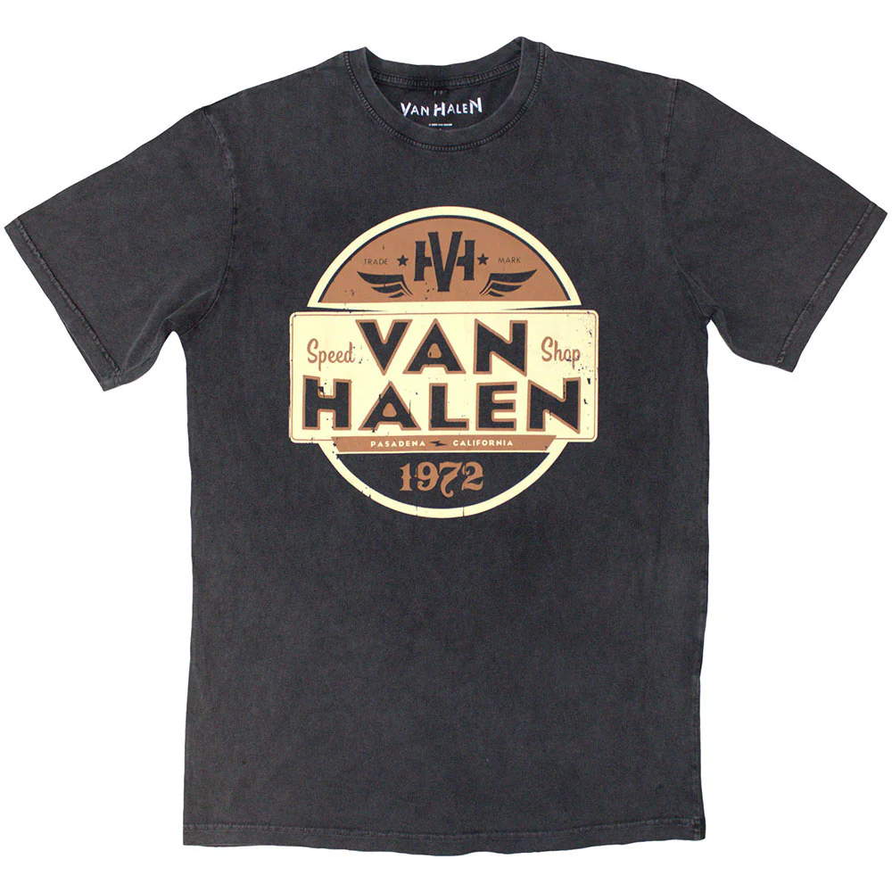 Van Halen Speed Shop Stone Wash T-shirt