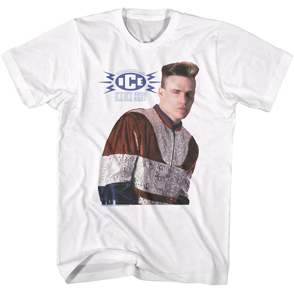 Vanilla Ice Vanilla Ice Photo And Iib Logo T-shirt