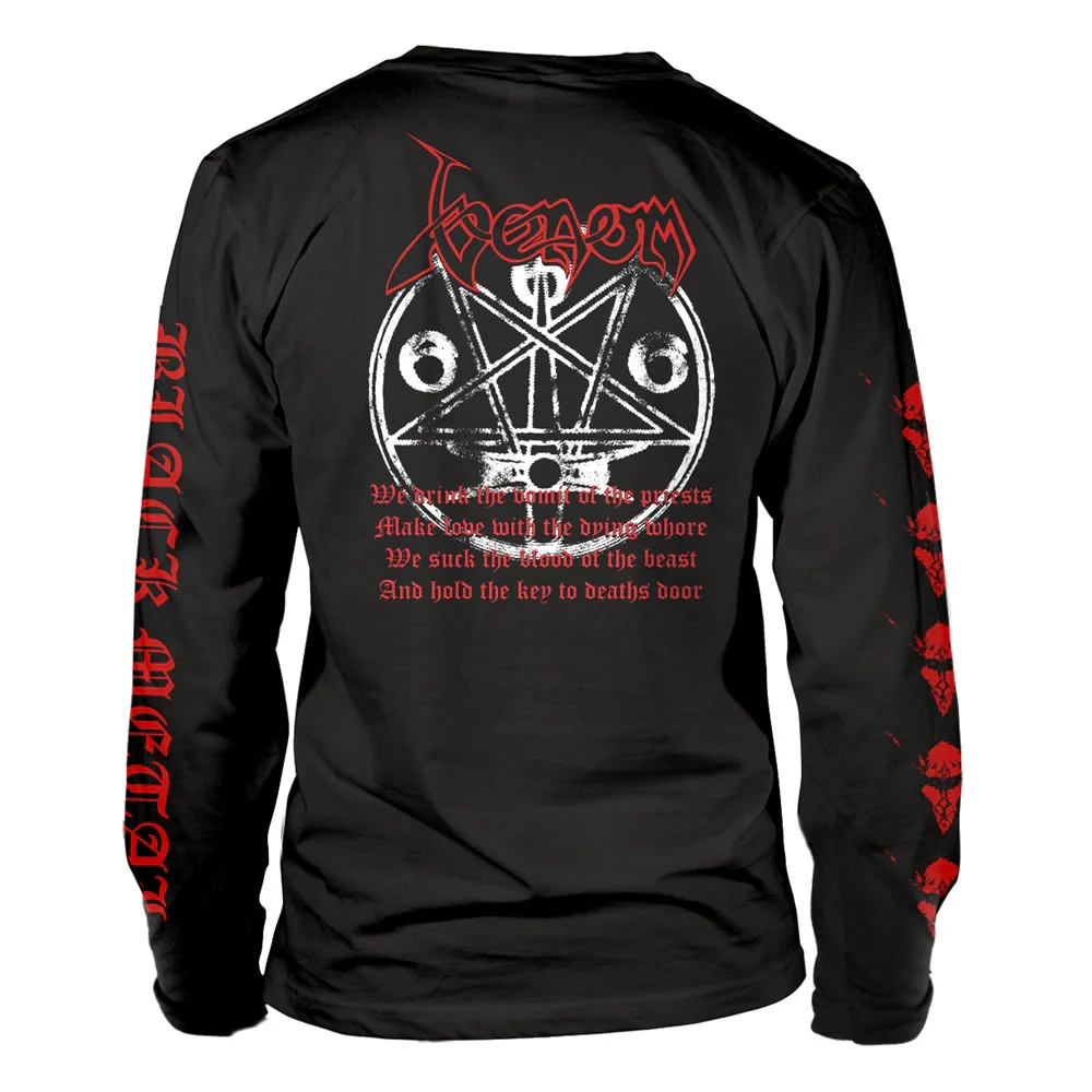 Venom Black Metal (red) Long Sleeve - Image 2