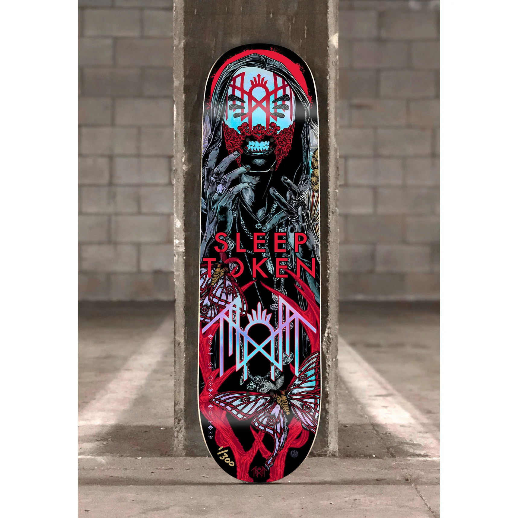 Vessel Horns by Rhys Cooper (Rockabilia Exclusive) Skateboard Deck - Image 3