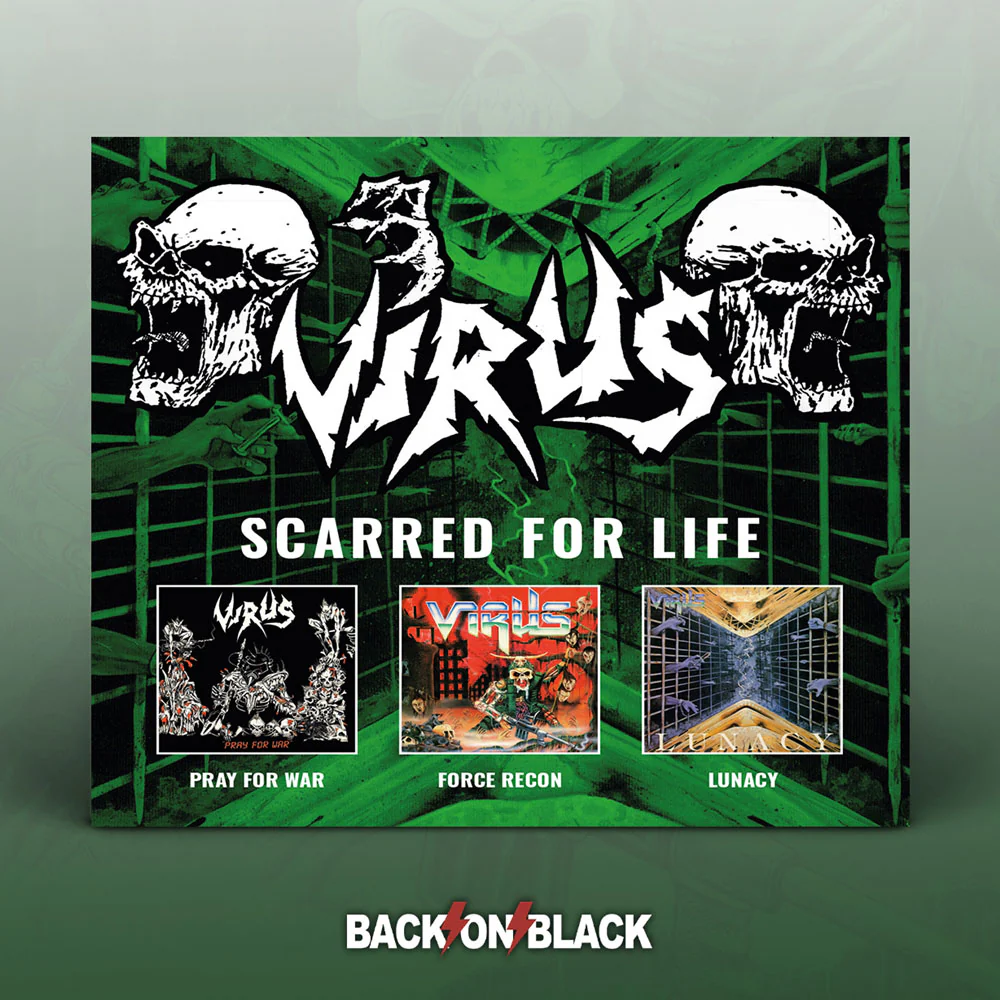 Virus Scarred For Life (3cd) Compact Disc - 3 CD Box Set CD