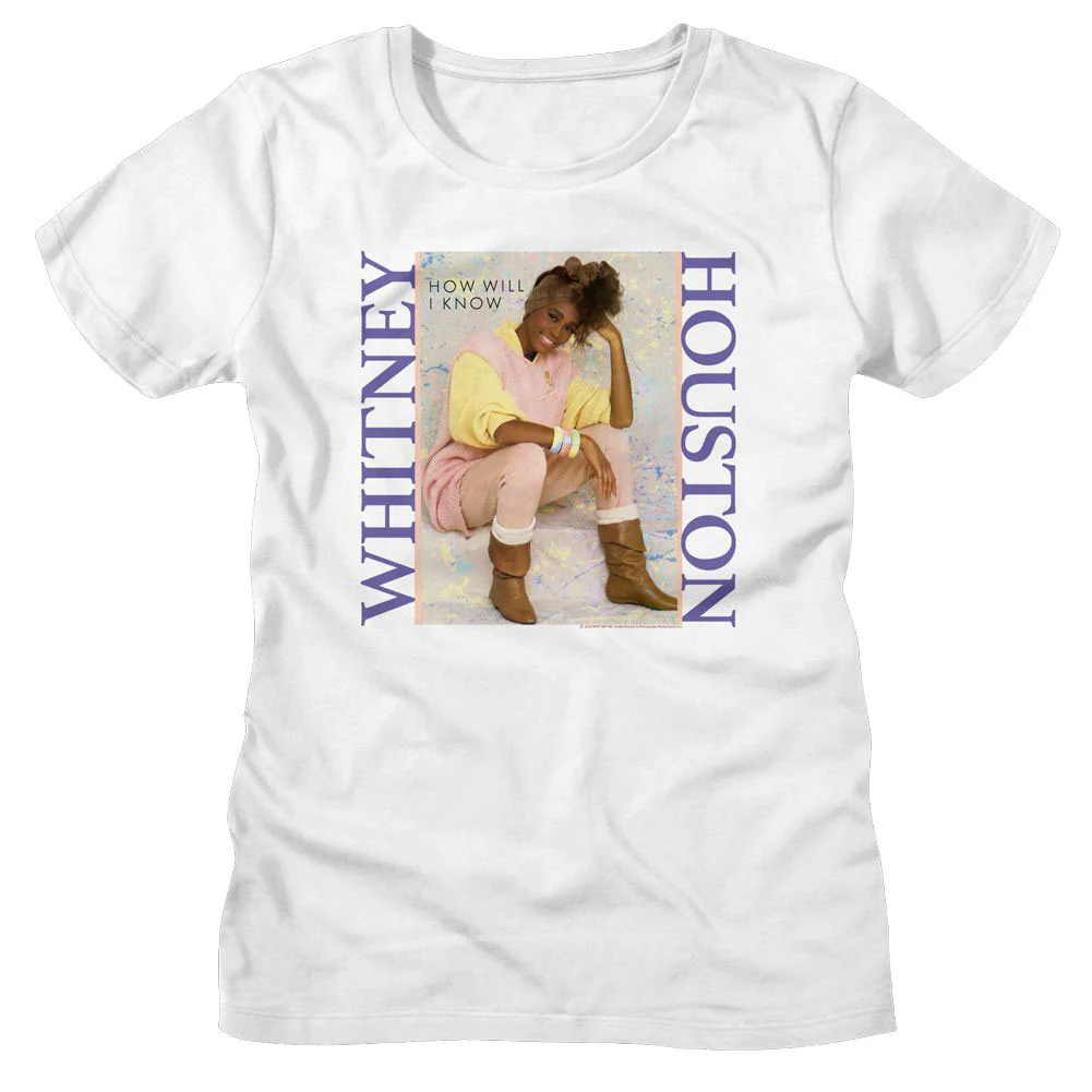 Whitney Houston Whitney Houston Pastel How Will I Know Junior Top