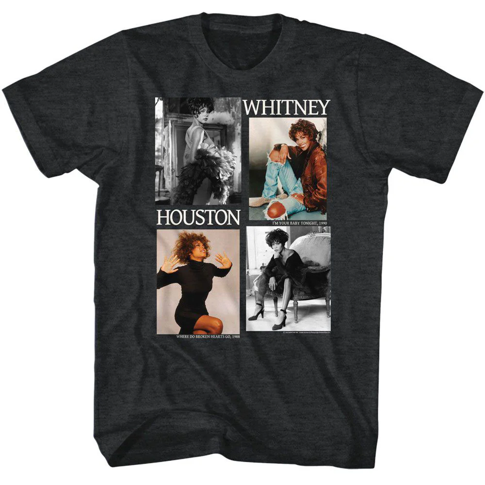 Whitney Houston Whitney Houston Picture Blocks T-shirt