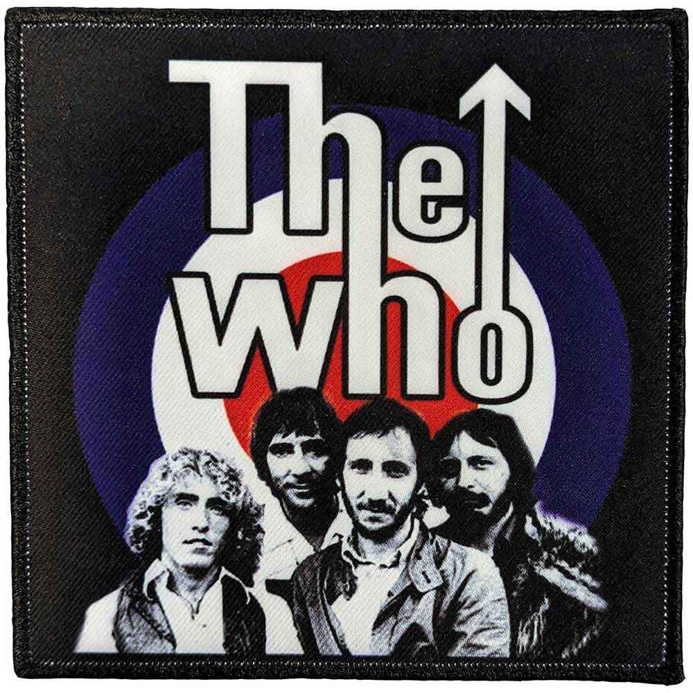 Who Band Photo Woven Patch