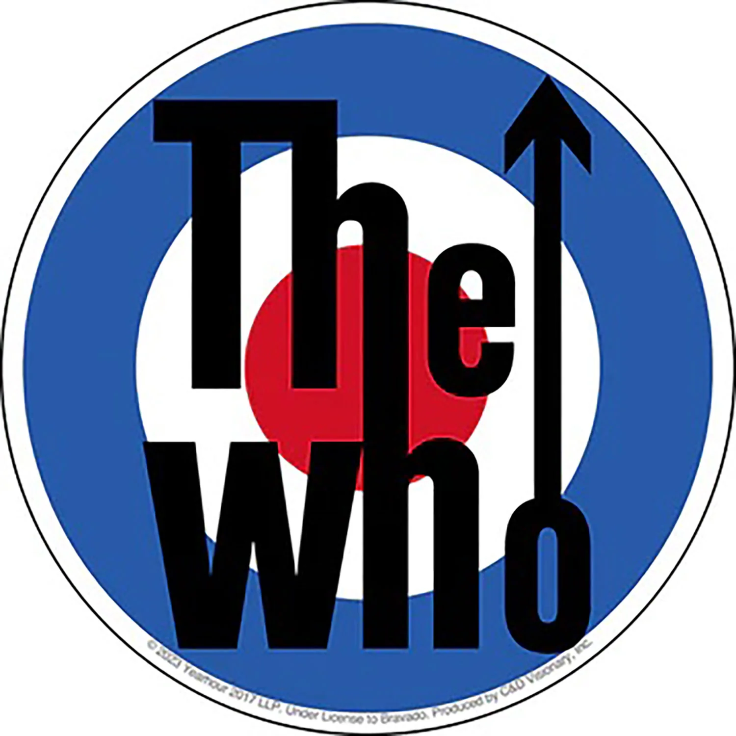 Who The Who Target Logo Sticker