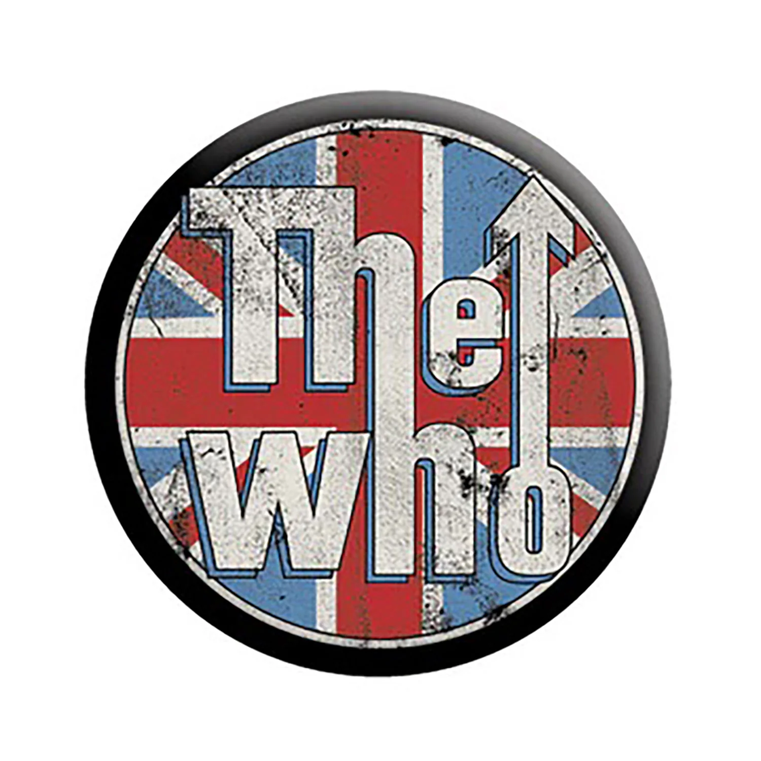 Who The Who Union Jack Logo Button