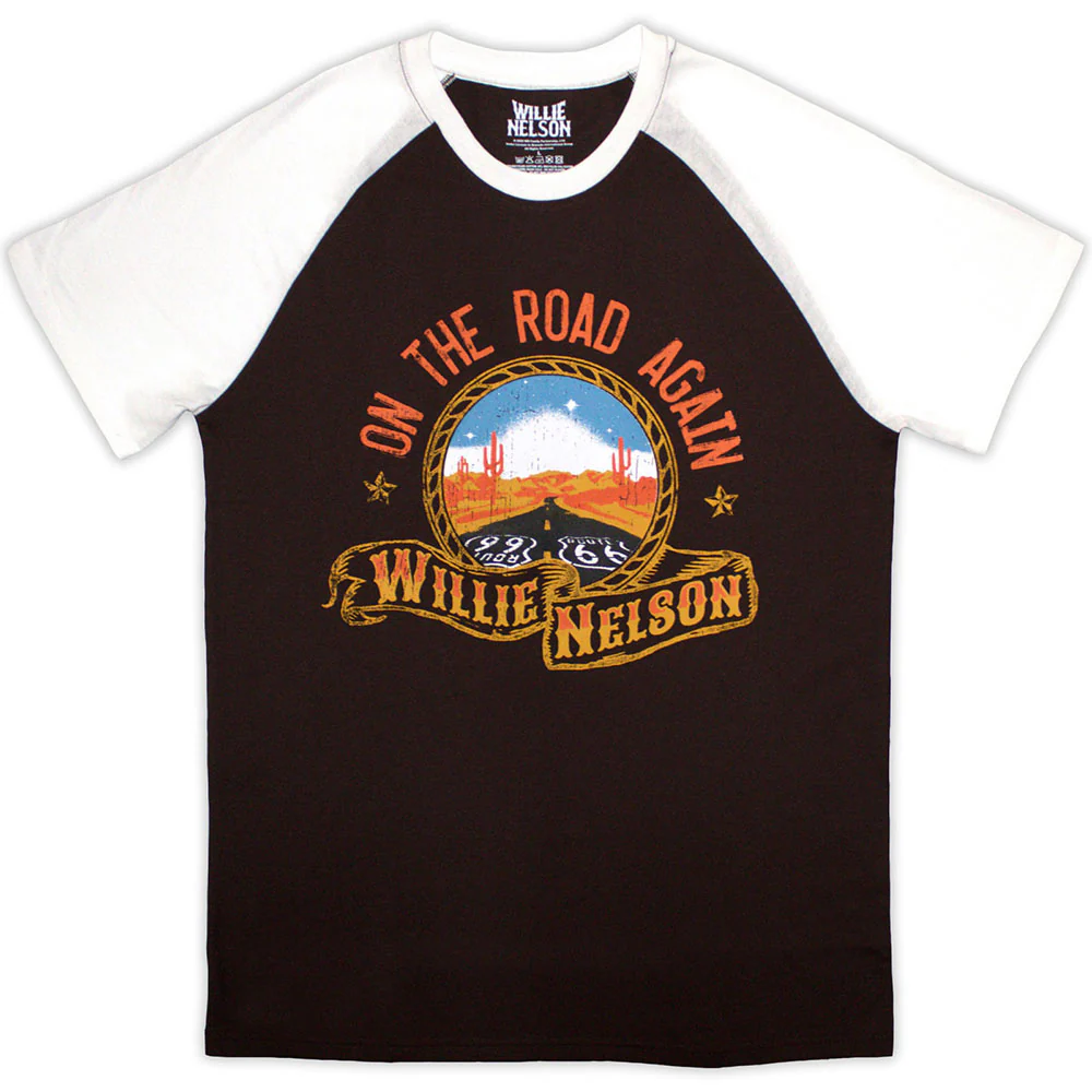 Willie Nelson Route 66 Baseball Jersey
