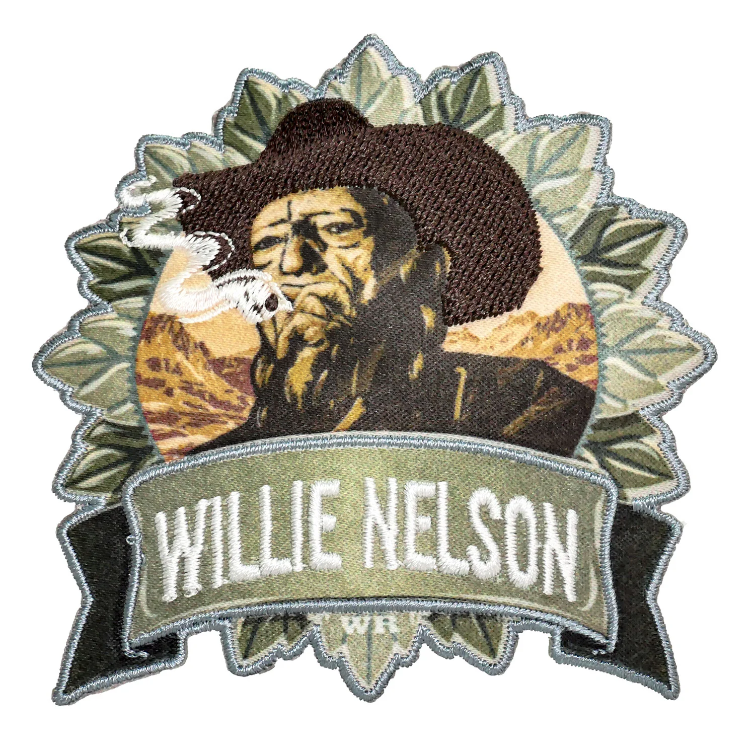 Willie Nelson Willie's Reserve Badge Embroidered Patch