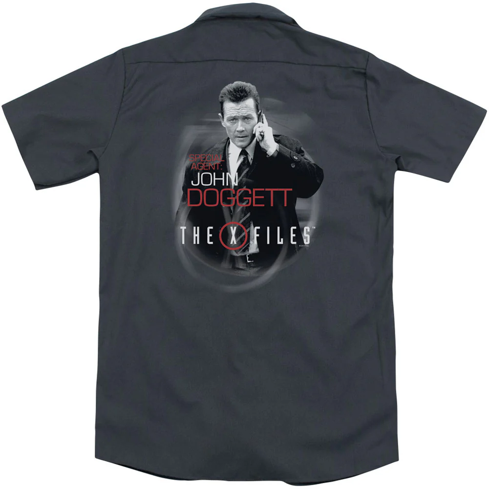 X Files Doggett(Back Print) Workshirt - Image 2