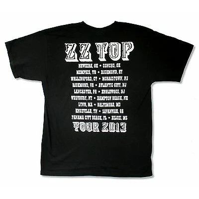 ZZ Top Can''t Stop Rockin'' 2013 Tour Ok-ms T-shirt - Image 2