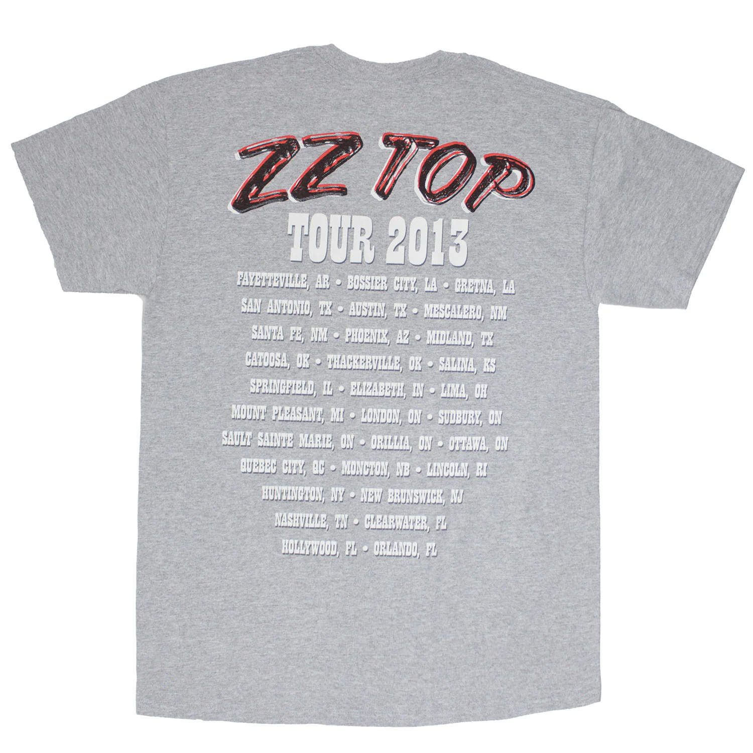 ZZ Top powered by ZZ Top I'm Bad I'm Nationwide Tour 2013 T-shirt - Image 2